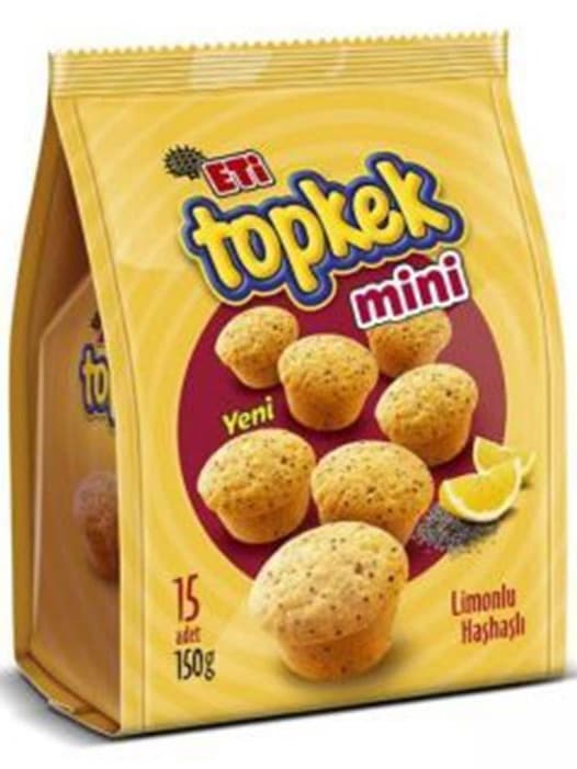 Topkek Mini Kaka med Citronsmak och Vallmo 150g _(1 pk/12)