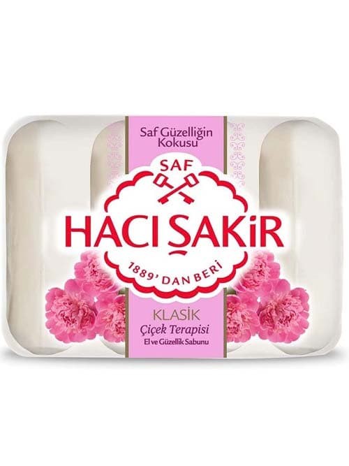 Naturlig Tvål - Klassisk Blomsterterapi (Mer Skum) 4x70g ✖ 24