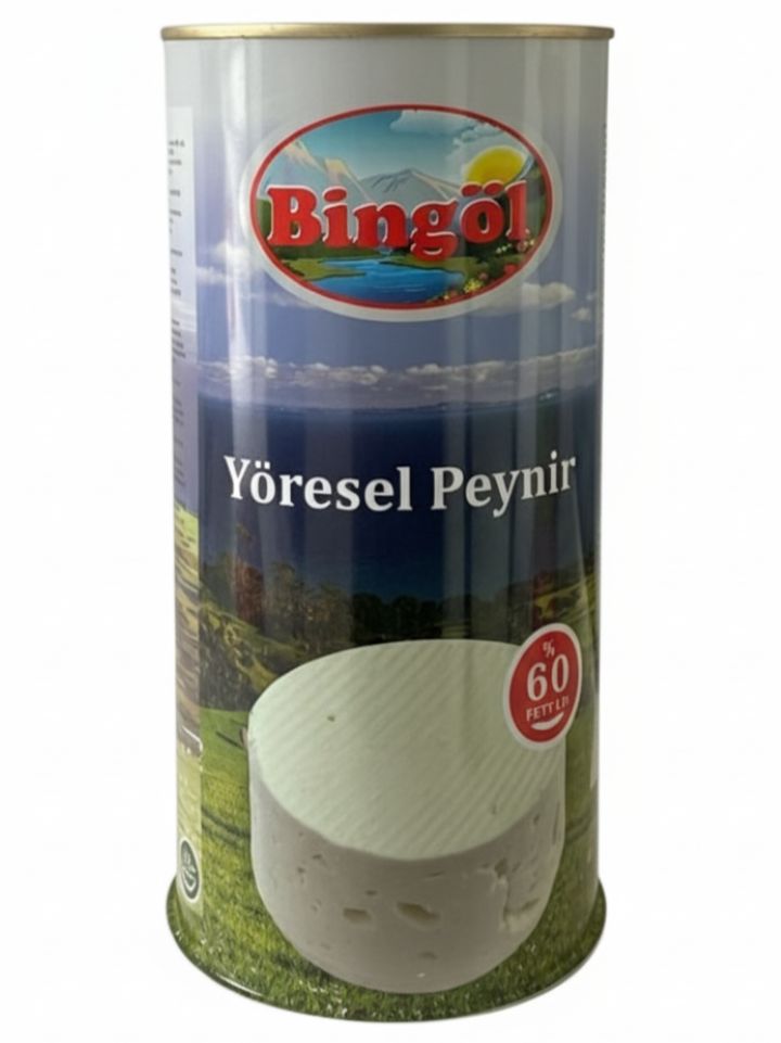 Bingöl Lokal Vit Ost - Yöresel (60% fett) 800g ✖ 6