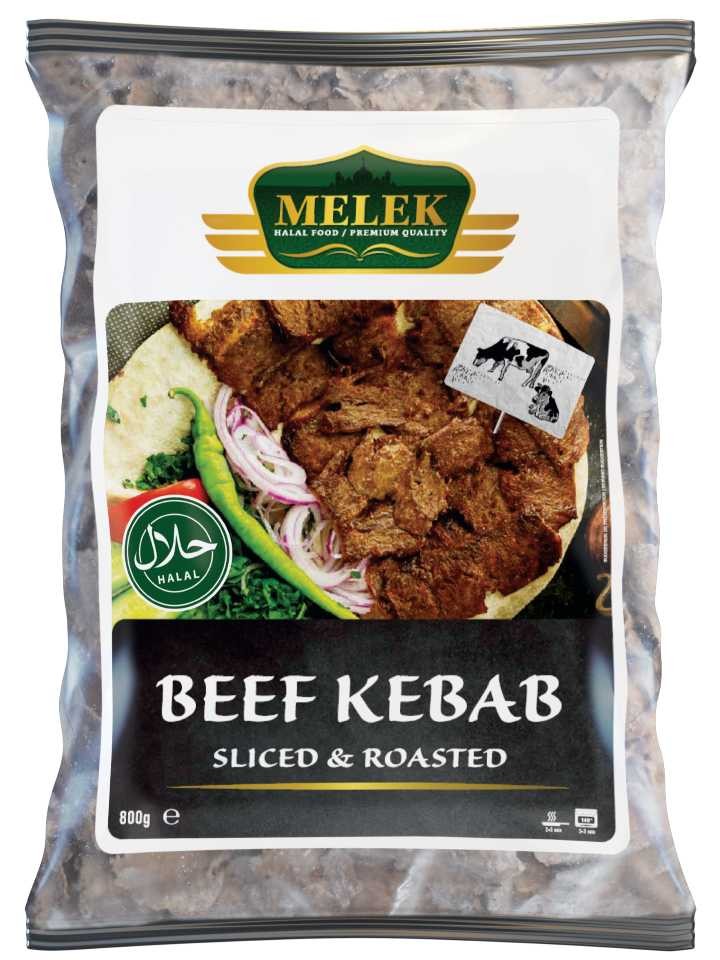 Nöt Kebab (skivad och rostad) 800g ✖ 10