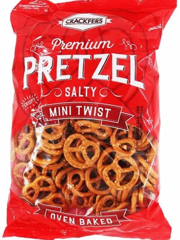 Crackfers Pretzel Mini Twist Saltkringlor - Ugnsbakat 300g ✖ 12