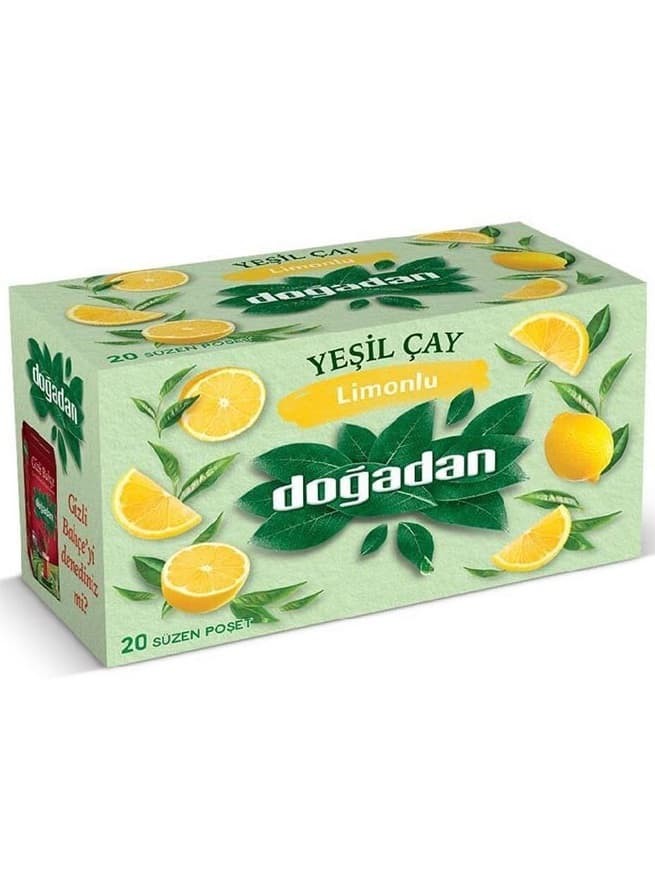 Dogadan - Citronsmaksatt Grönt Te (20 tepåsar) ✖ 12