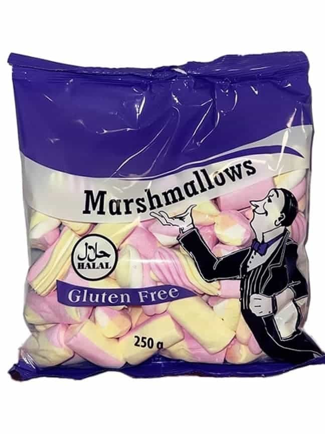 Blandede Skumfiduser (Halal & Glutenfri) 250g ✖ 18