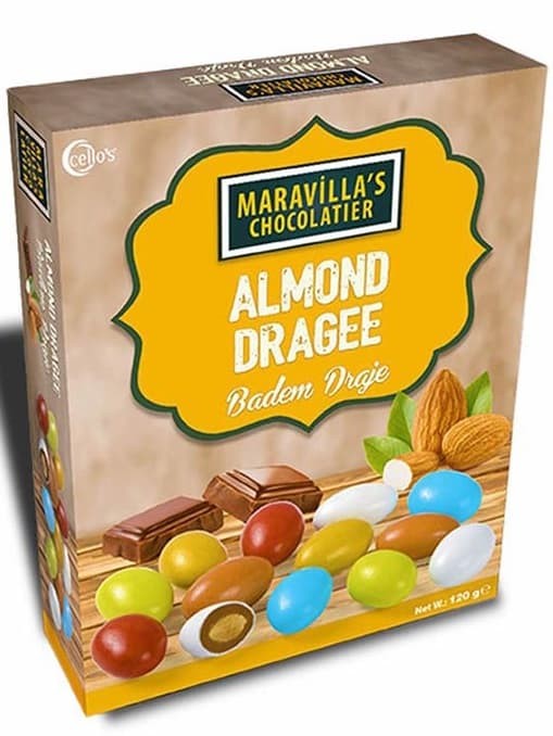Mandeldragé Choklad 120g ✖ 24