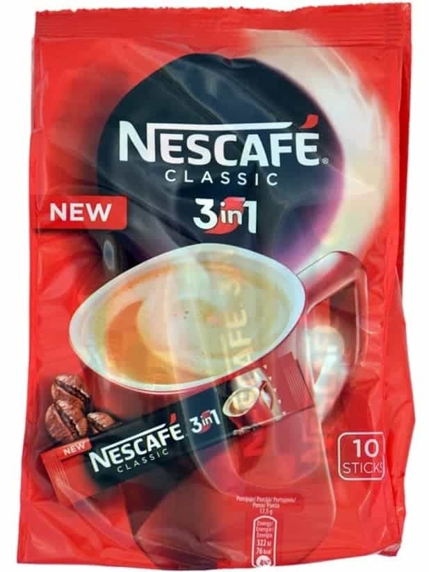 Klassisk 3-i-1 Snabbkaffe 10x17g ✖ 18