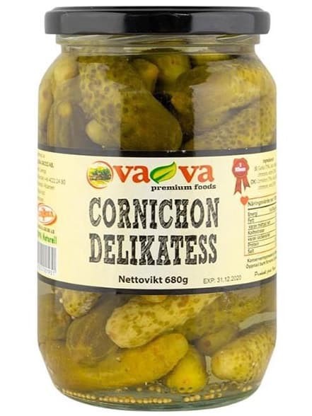 Delikatess Cornichons 580g ✖ 12