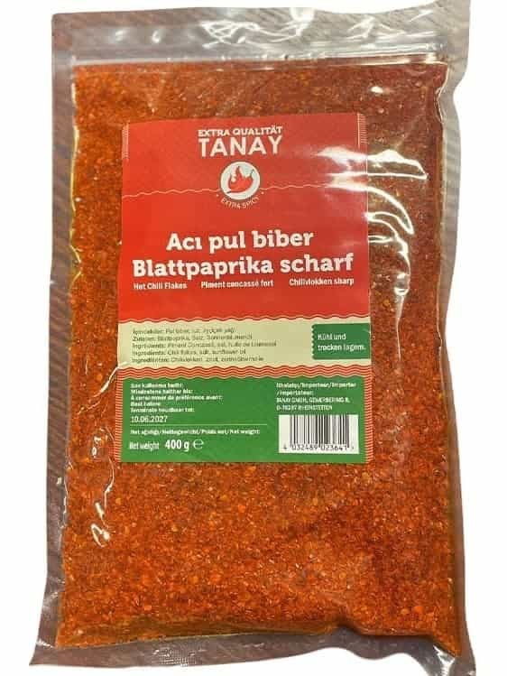 Knust Rød Peber (Ekstra Stærk) 400g ✖ 30