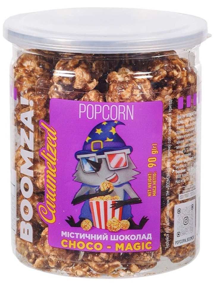 Karamelliserade popcorn med chokladsmak 90g ✖ 12