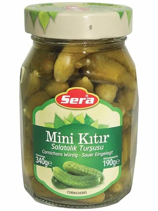 Mini Krispiga Cornichons Inlagd Gurka 350ml ✖ 12