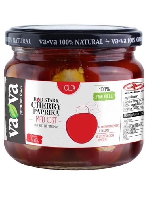 Röd Stark Cherry Paprika med Ost 1000g ✖ 12
