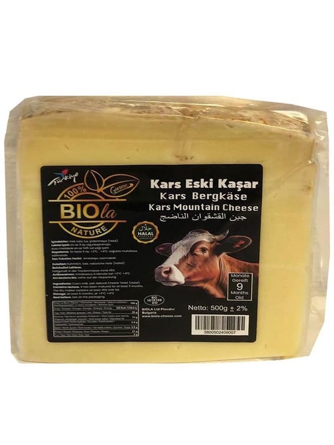 Kars Lagrad Kashkaval Hårdost (Minst 9 månader lagrad) 500g ✖ 8