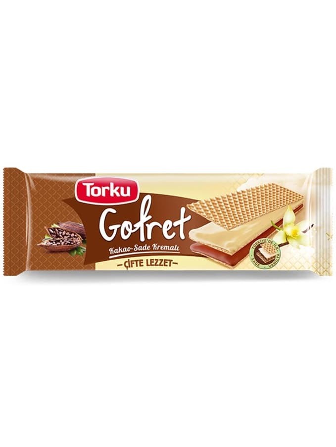 Kakaokräm & Vaniljkrämfylld Wafers 142g ✖ 19