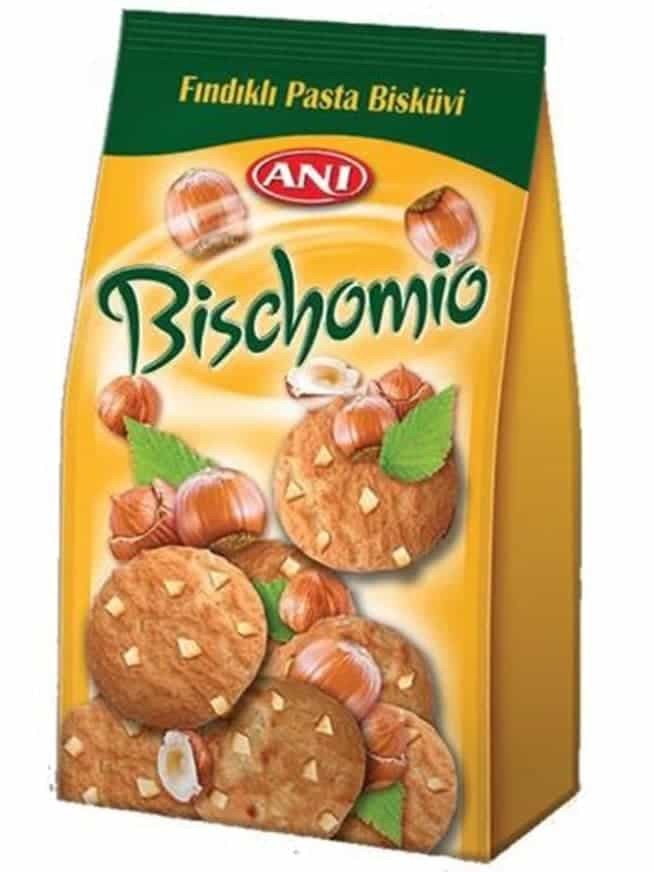 Bischomio Hasselnötskaka Kex 150g ✖ 16