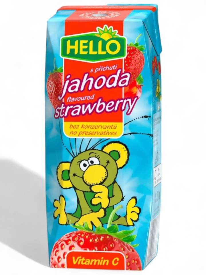 Mini Vitamindryck Jordgubbs Juice 18x250ml *1