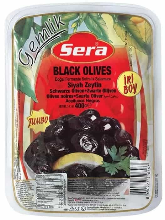 Svarta Oliver - Gemlik Svart Diamant (Jumbo)- vakuum 400g ✖ 24