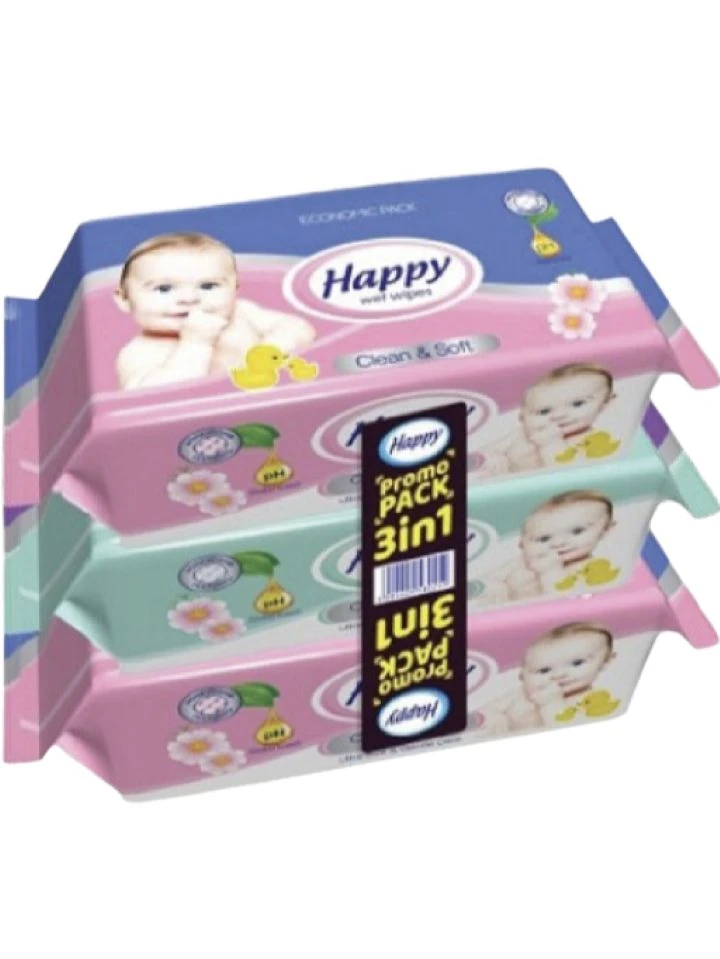 Våt Servetter 3in1 Prom-Pack 3x66pcs _(1 pk/8)