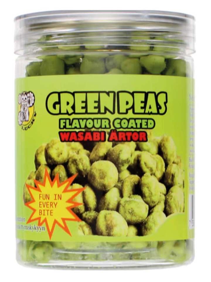 Snack Ärtor Wasabi 100g Burk _(1pk/48)