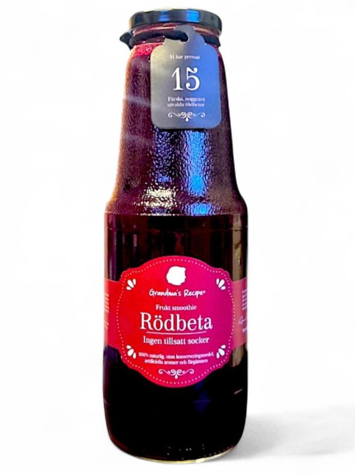 100% Färsk Pressad Rödbets Frukt Smoothie 1L ✖ 6