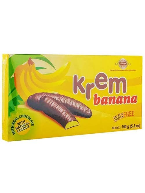 Kräm Banan - Chokladöverdragen 150g ✖ 24