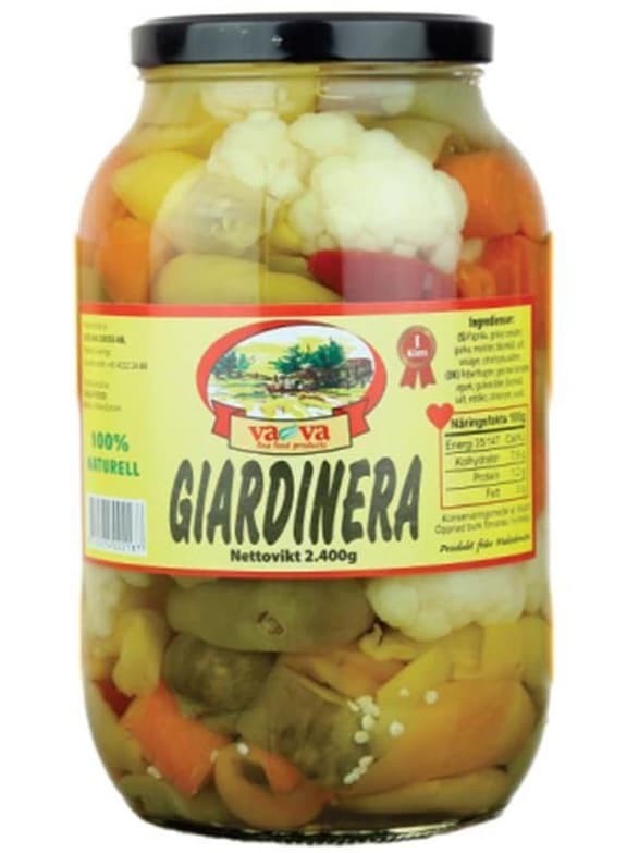 Giardiniera Blandade Inlagda Grönsaker 2400g ✖ 6