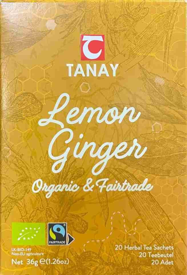 Citron Ingefära Örtte (Ekologiskt) - 20 Tepåsar ✖ 15