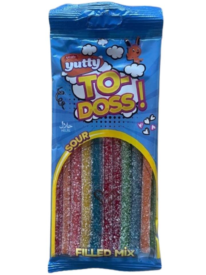 TO-DOSS Fylld Fix Surt Godis 80g ✖ 12
