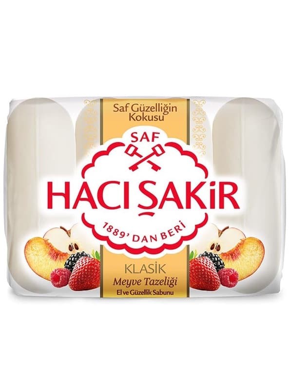 Klassisk Fruktfräschör Ren Tvål 4-Pack 70g ✖ 24