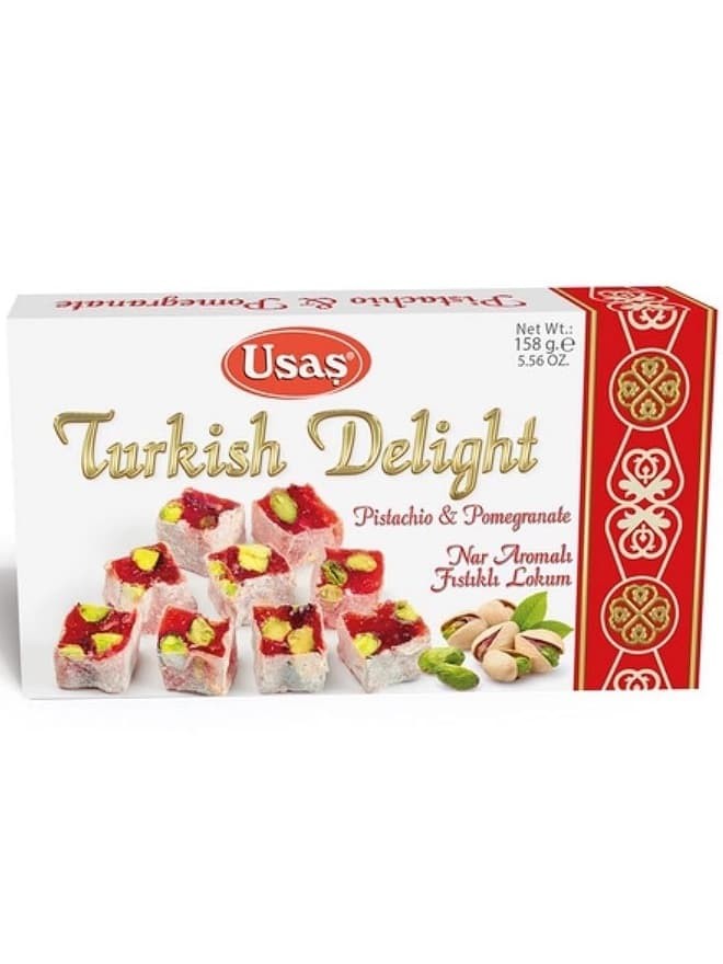 Turkisk Delight - Granatäppelsmak & Pistage 158g ✖ 24