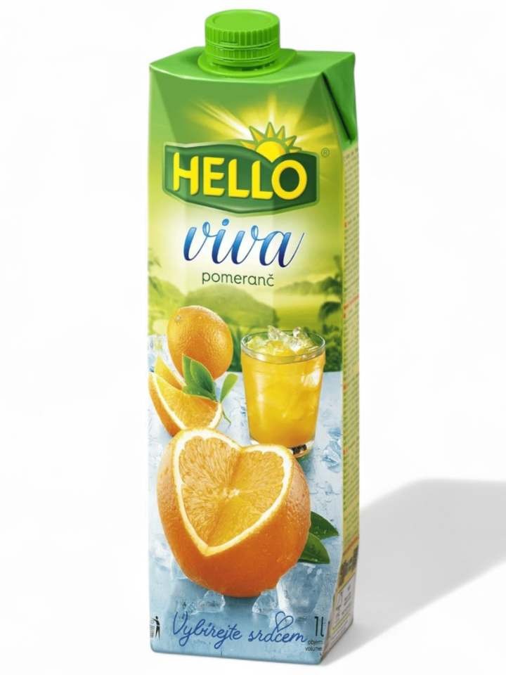 Viva Apelsin Vitamin Dryck 1L ✖ 12