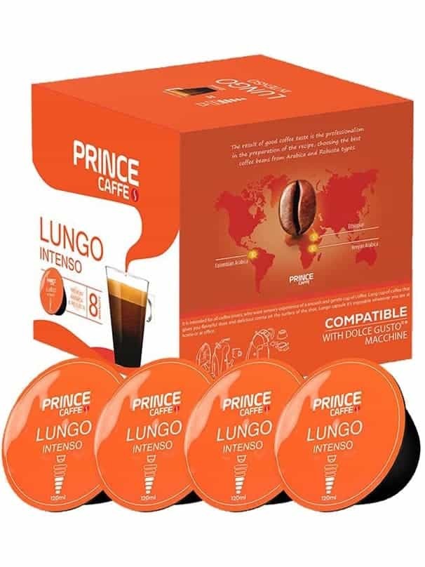 Dolce Gusto - Kaffe Lungo Intenso Blandning (16 kapslar) ✖ 6