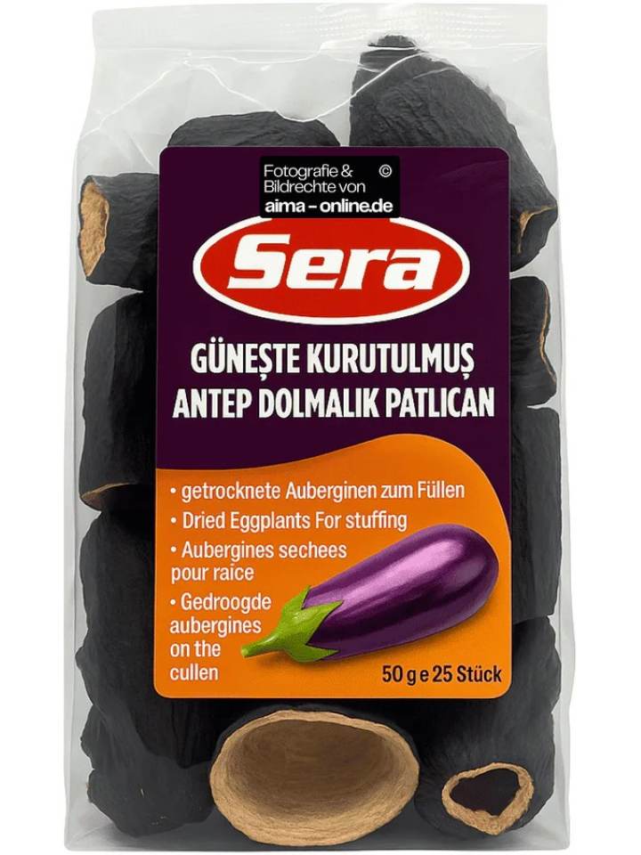 Soltorkad Aubergine (25 Stycken) _(1 pk/14)