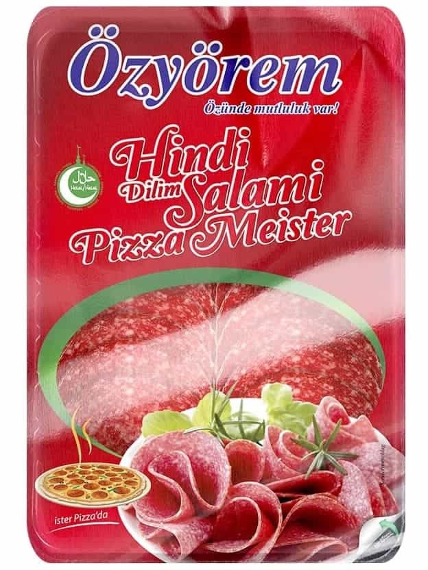 Kalkonsalami Skivor Pizza Meister 400g ✖ 6