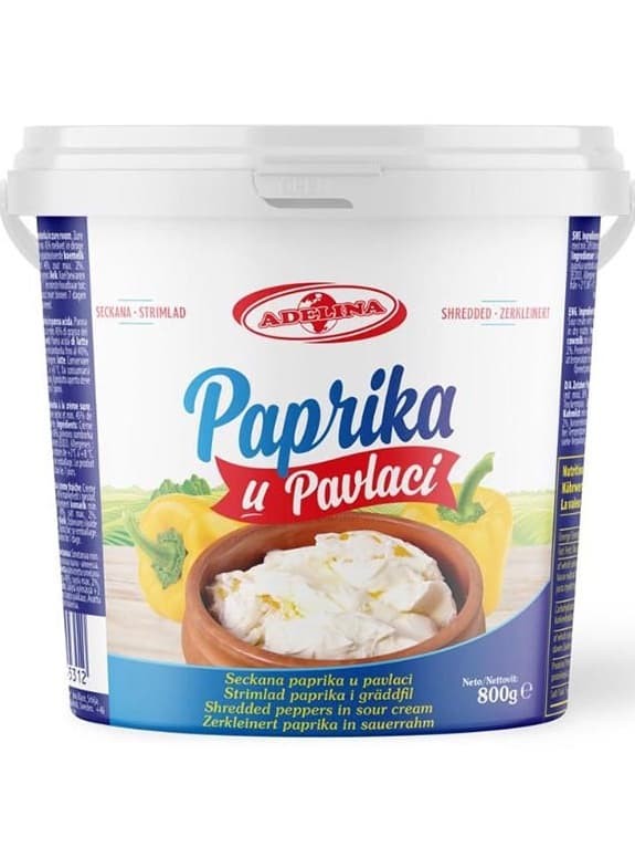 Paprika i Gräddfil (Strimlad) 800g ✖ 6