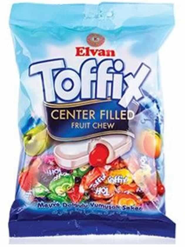 TOFFIX Fruktfylld Mjuk Karamell 300g ✖ 12