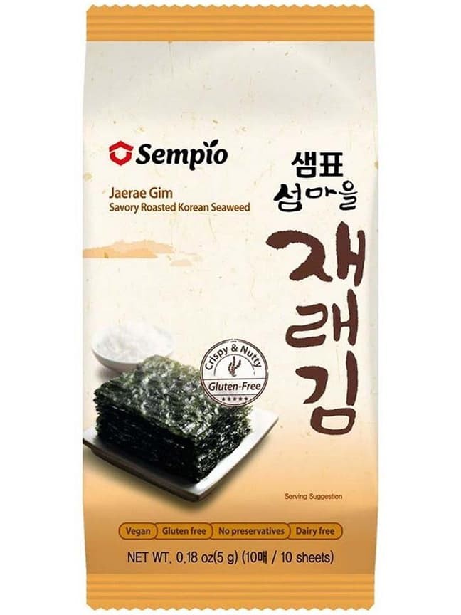 Jaerae Gim, Smakrik Rostat Koreanskt Sjögräs 5g ✖ 96
