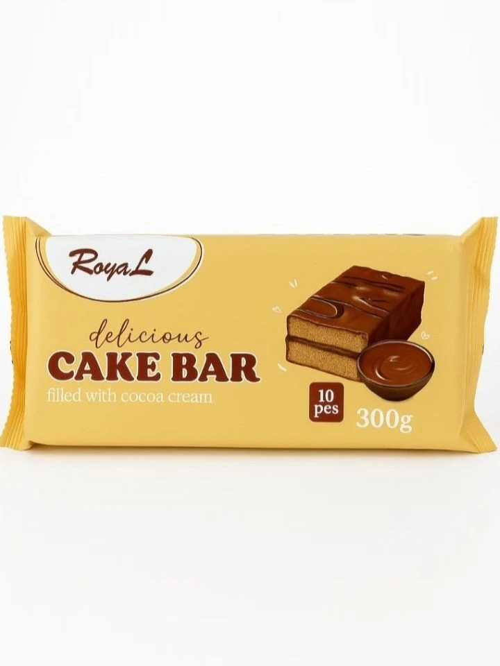 Royal Cake Bar - Kakao (10 st) 300g _(1 pk/12)