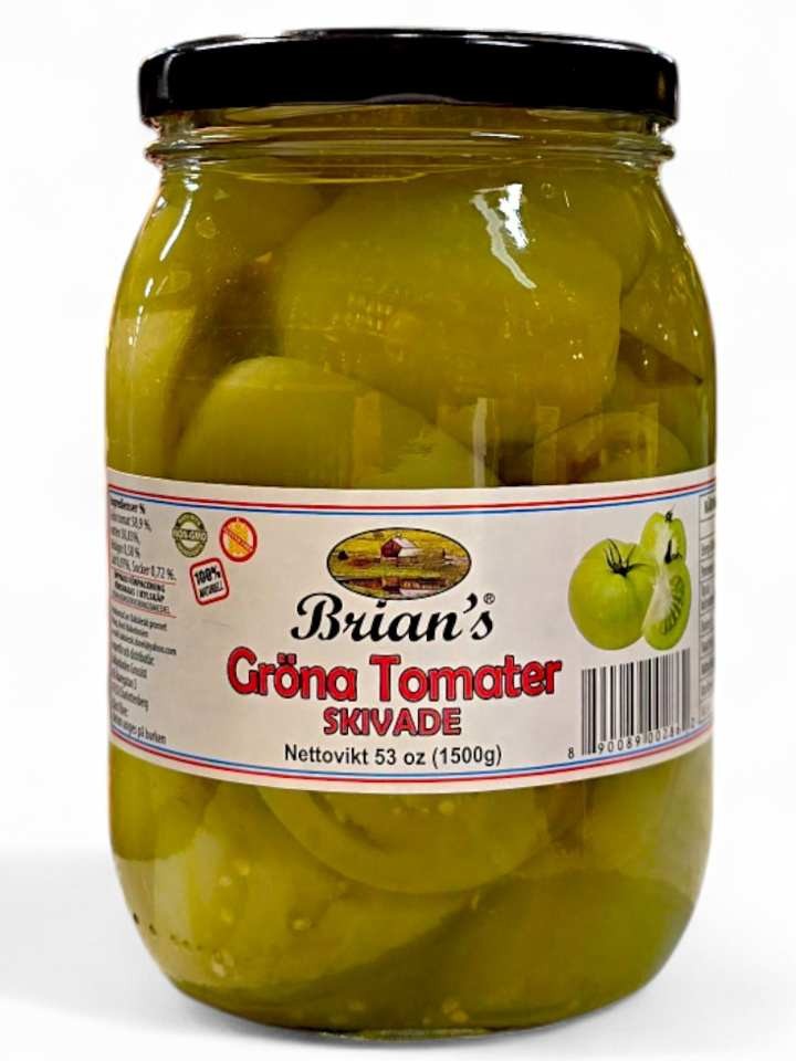Tomater Gröna Skivade 1,5kg ✖ 6
