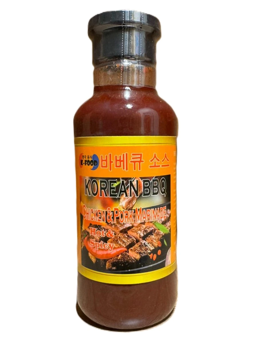 BBQ Sås Kyck.& Fläsk Hot Spicy 500g _(1pk/20)