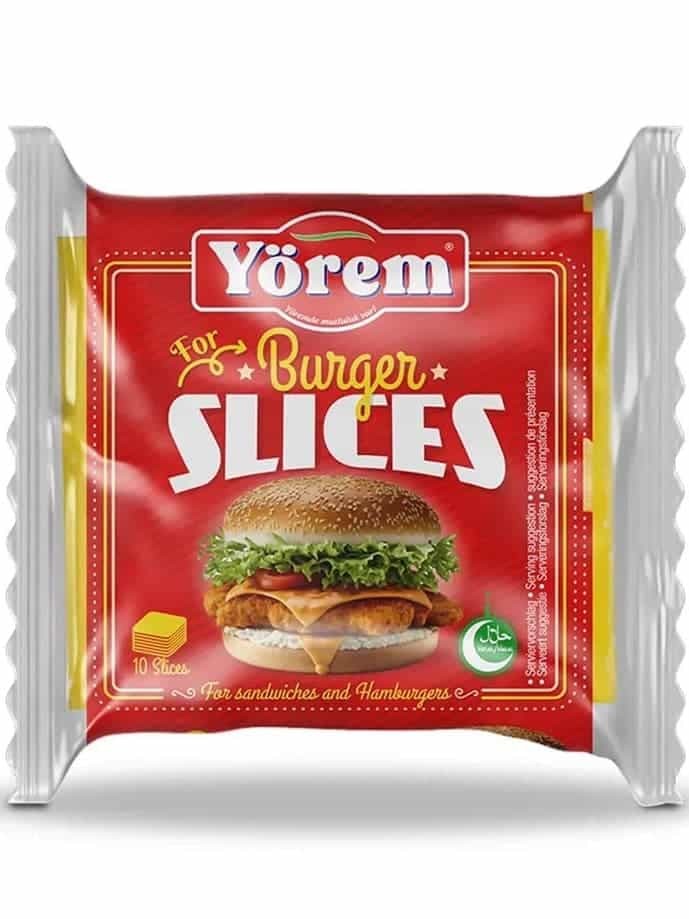 Burgerskivor ost 10 Skivor 200g ✖ 24