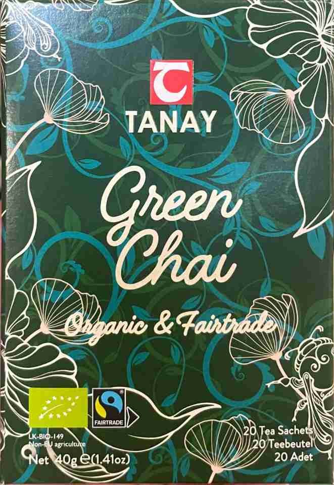Grönt Chai Te (Ekologiskt) - 20 Tepåsar ✖ 15