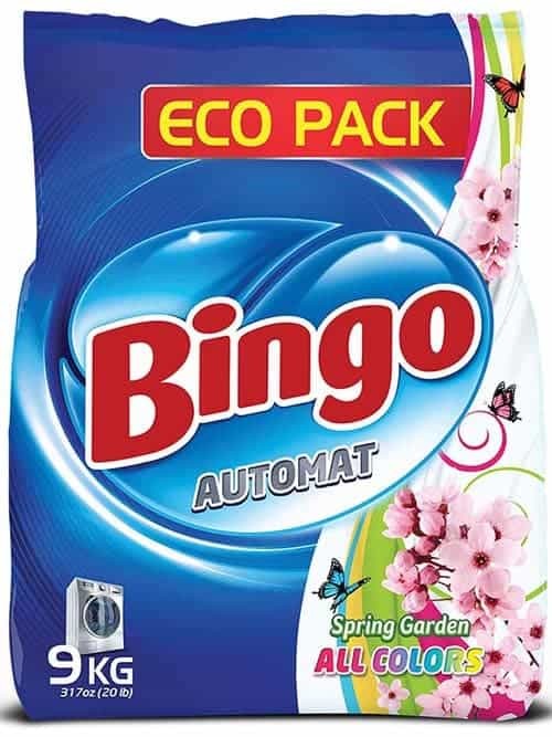 Bingo Tvättmedel för Alla Färger (Vårdoft) - EcoFörpackning 9kg ✖ 1