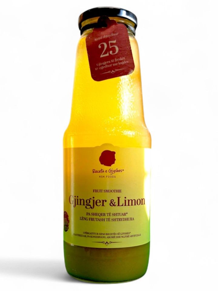 100% Färsk Pressad Ingefära&Citron Frukt Smoothie 1L ✖ 6