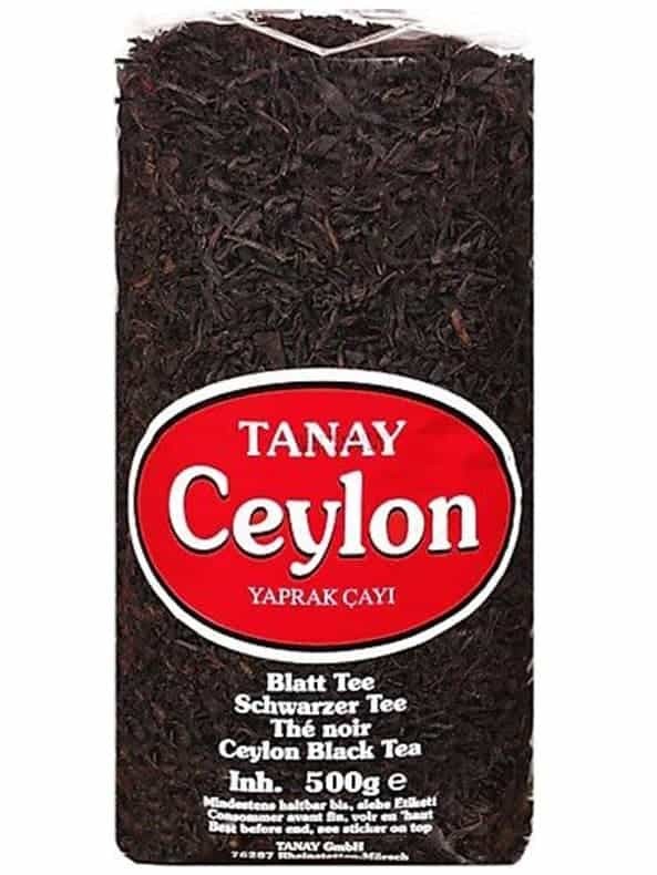 Ceylon Svart Blad Te 500g ✖ 12