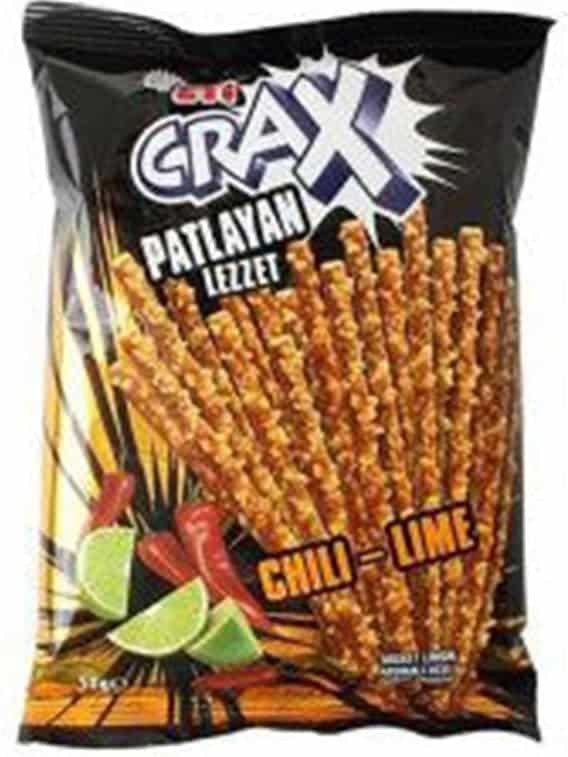 Crax Chili och Lime Salta Pinnar 50g ✖ 20