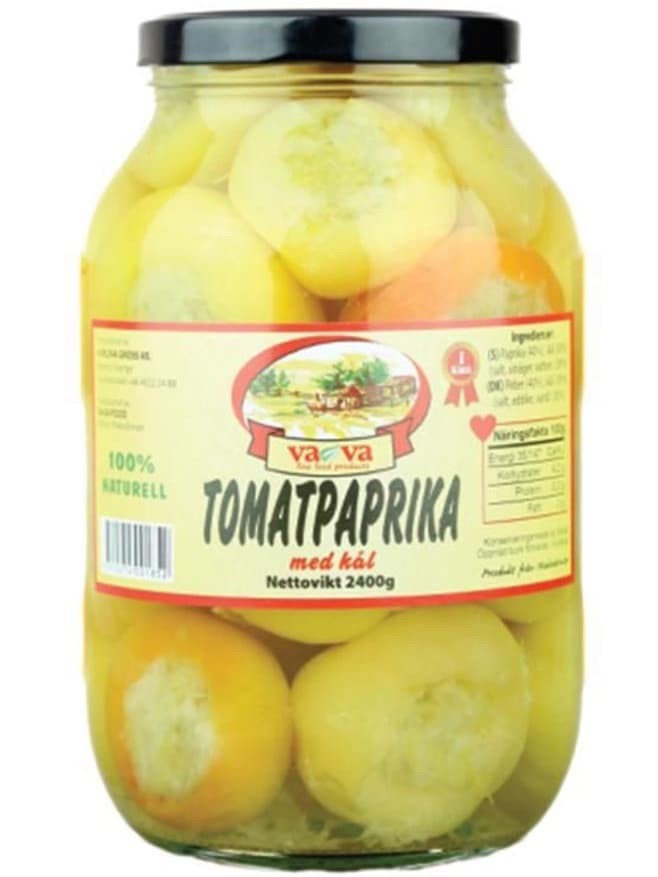 Tomatpaprika med Kål 2400g ✖ 6