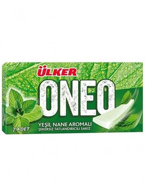 Oneo Slims Green Mint Gum 14g