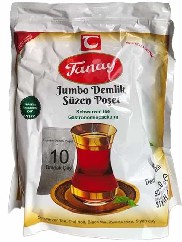 Jumbo Tekanna Filter Svart Tepåsar (50 Tekannapåsar) _(1 pk/12)