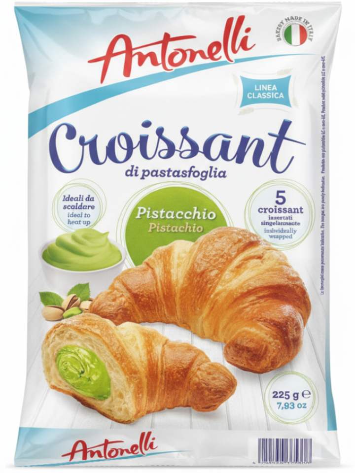 Pistagefylld Croissant (5-pack) 250g _(1 pk/8)