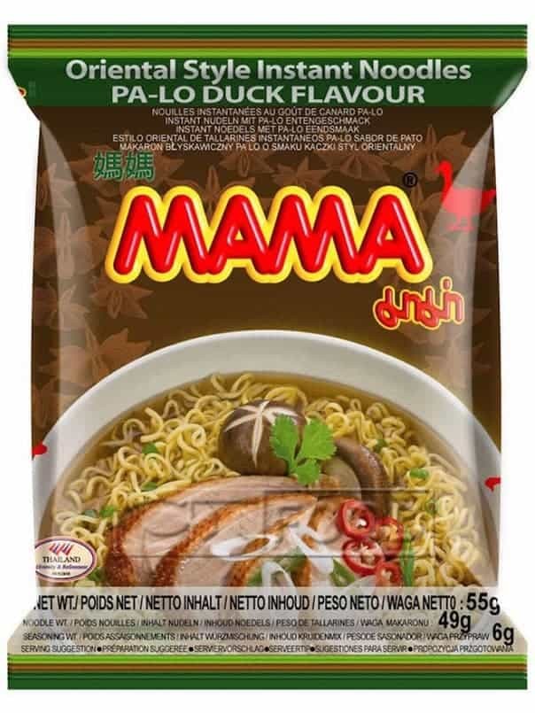 Instant Noodle med Anksmak 55g ✖ 30