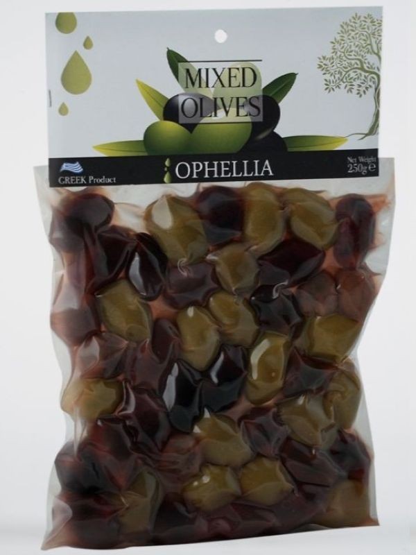 Blandade Gröna, Svarta & Kalamata Oliver 250g ✖ 12